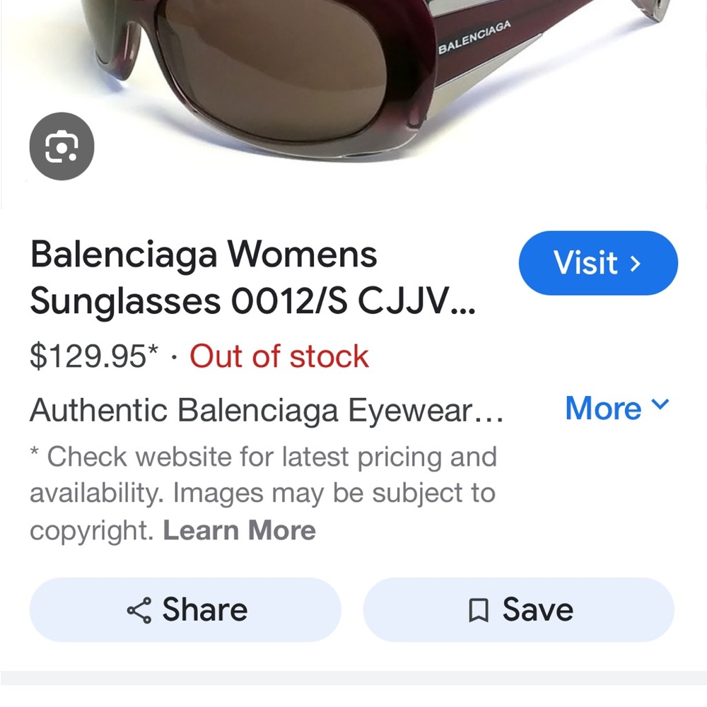 Balenciaga Women's Sunglasses